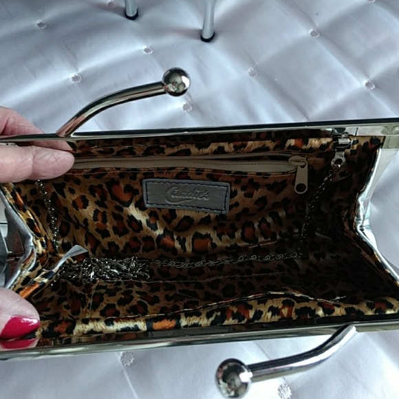 RSVP silver heels plus matching clutch - Picture 6 of 6